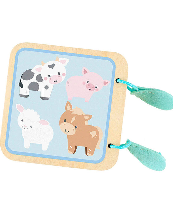 Farmyard Wooden Animal Counting Book - Orange Tree Toys