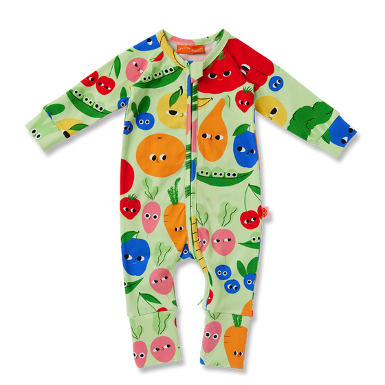 Happy Harvest Long Sleeve Romper - Halcyon Nights