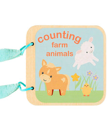  Farmyard Wooden Animal Counting Book - Orange Tree Toys