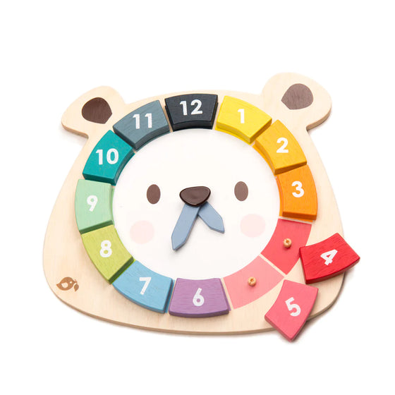 Bear Colours Clock - Tender Leaf Toys