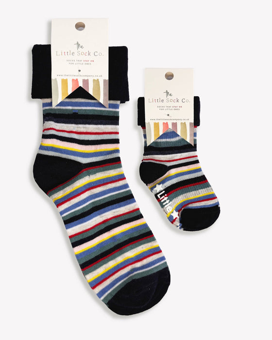 Socks in Taylor Stripes - The Little Sock Company