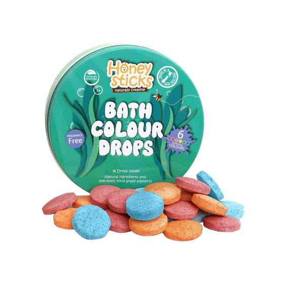 Colourful, Fizzy Bath Drops - Honeysticks