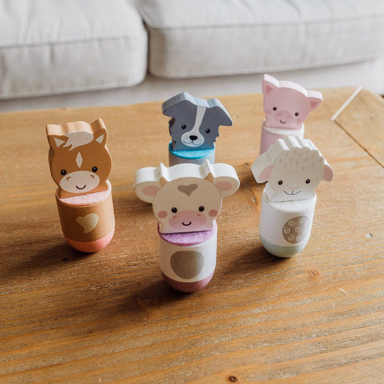 Farmyard Animal Skittles - Orange Tree Toys