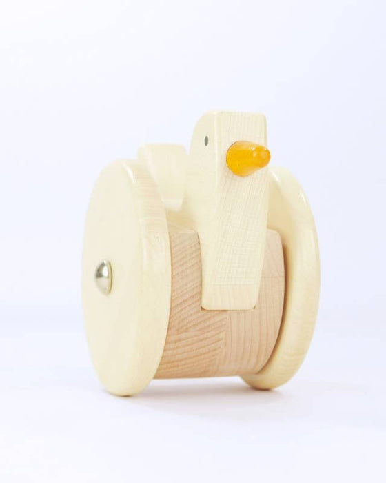 Wooden Roly-Poly Hen - Eco Baby Toy - Bajo