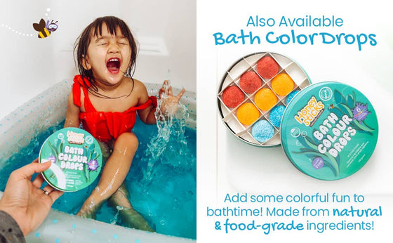 Colourful, Fizzy Bath Drops - Honeysticks