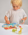 Wooden Noah’s Ark Shape Sorting Tray Toy - Mentari