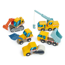 Wooden Construction Site Vehicles - Tender Leaf Toys