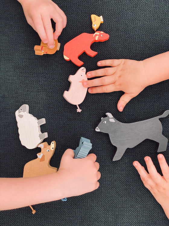 Wooden Stacking Farmyard - Tender Leaf Toys