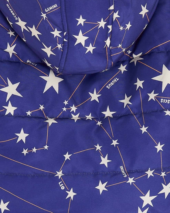 Bute Navy Constellation Baby Snowsuit – Recycled Eco Outerwear -The Bonnie Mob