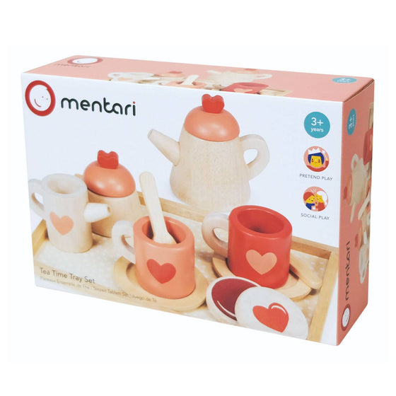 Wooden Tea Time Tray Set - Mentari