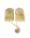 Woolen Baby Mittens – Flat White - 100% Sheep’s Wool, Fleece Lined - We Are Woven
