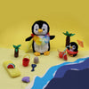 Poppy The Penguin Mum & Baby Black - Ptipotos