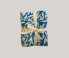 Large Organic Cotton Muslin Swaddle Blanket - Coconut Grove - Solstice Stories