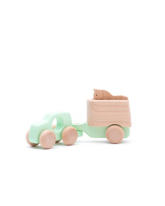 Wooden Car with Horse - Eco Toy - Bajo