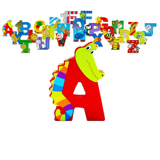 Alphabet wooden letter A