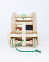 Wooden Snail Sortroller - Shape Sorter & Pull Toy - Bajo