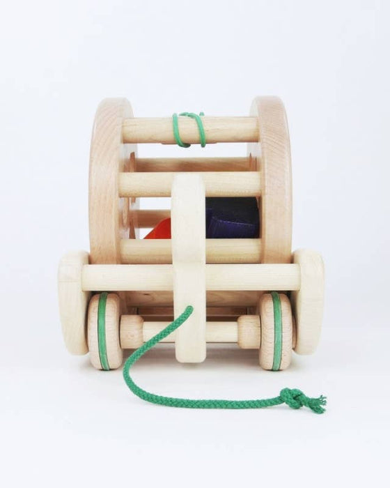 Wooden Snail Sortroller - Shape Sorter & Pull Toy - Bajo