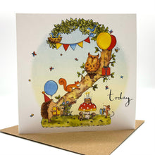  2nd Birthday Card - Woodland Mouse - Ink Snail Limited
