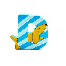  Alphabet Wooden letter D