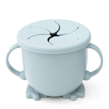  Silicone Baby Snack Cup - Blue/Green/Pink - Green Island