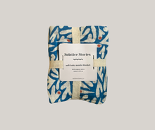  Large Organic Cotton Muslin Swaddle Blanket - Coconut Grove - Solstice Stories