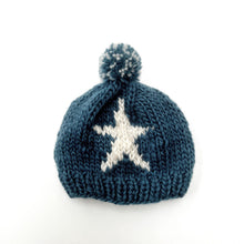  Knitted Star hat - Pebble