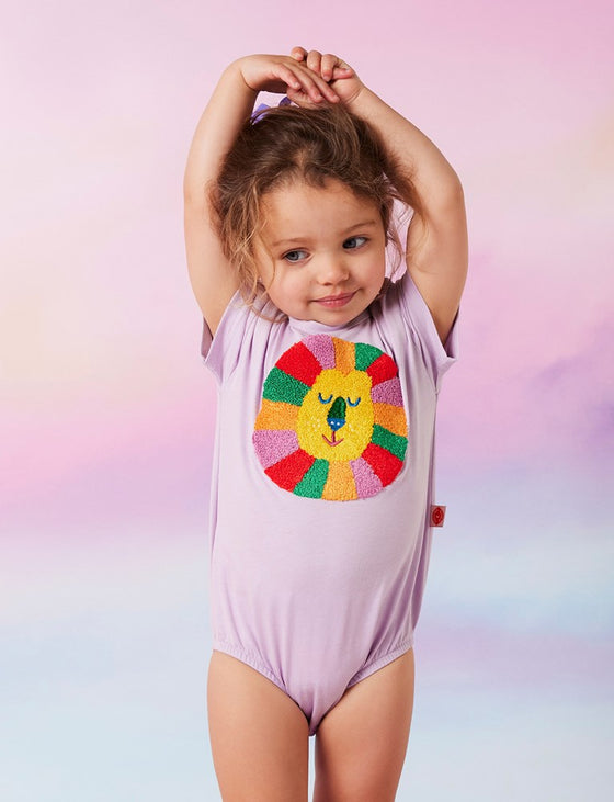 Lilac Lion Bodysuit - Halcyon Nights
