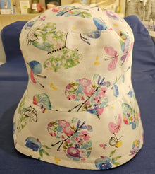  Reversible Bucket Hat - Butterfly/Wildflower - Ruth Lednik