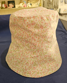  Reversible Bucket Hat - Pink Posy/Pink Pokka Dot - Ruth Lednik