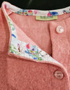 Pink Cotton Mix Cardiganwith Butterfly Trimming - Ruth Lednik