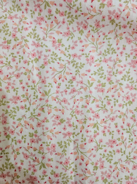 Reversible Pinafore Dress - Pink Posy/Pink Pokka Dot - Ruth Lednik