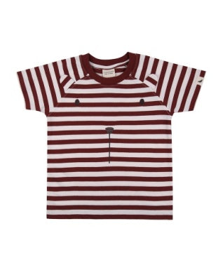 Brick Stripe Character T-Shirt - Turtledove London