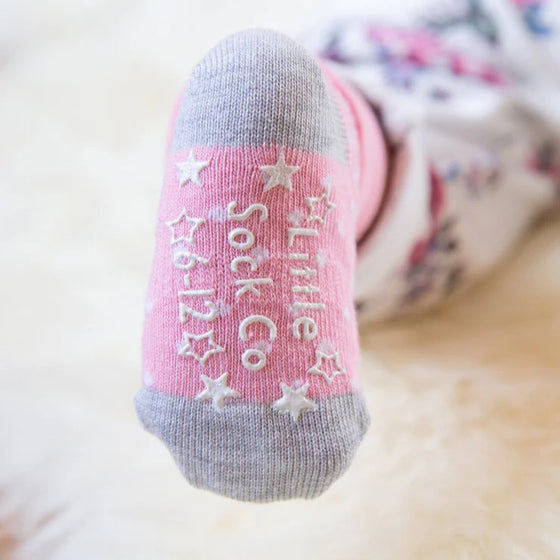 The Little Sock Company Candy Pink Spot Sock