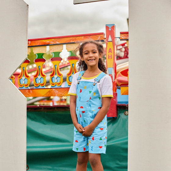 Random Variables Shorts - Blue - Dotty Dungarees