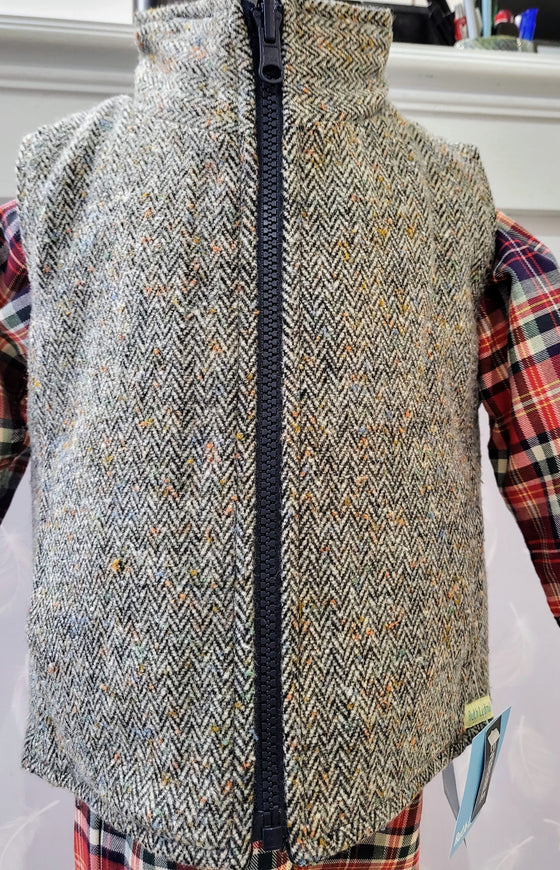 Ruth Lednik Tweed Reversible Gilet