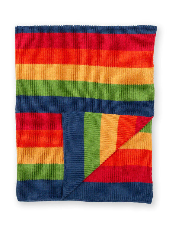 Kite Rainbow knit blanket