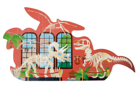Dinosaur Skin & Bones 2 sided puzzle
