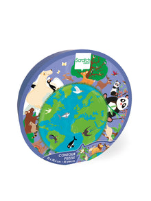  World Compact Puzzle 45pcs - Scratch