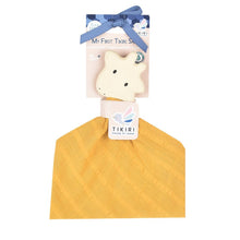  Giraffe Organic Cotton Comforter With Natural Rubber Teether