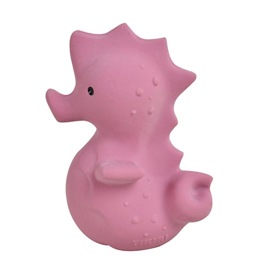 Tikiri Natural Rubber Seahorse Rattle & Bath Toy - The Blue Zebra