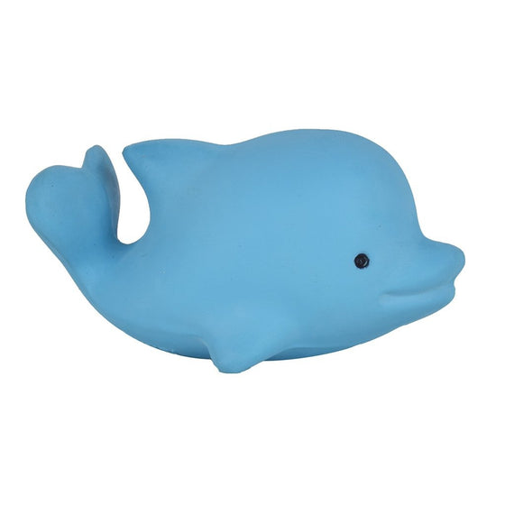 Inside Out Toys Natural Rubber Dolphin Rattle & Bath Toy - The Blue Zebra