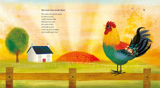TREASURY OF NURSERY RHYMES AND POEMS book - The Blue Zebra