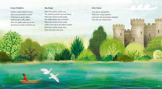 TREASURY OF NURSERY RHYMES AND POEMS book - The Blue Zebra