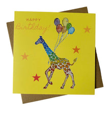  'Happy Birthday' Giraffe Card - Amelia Anderson