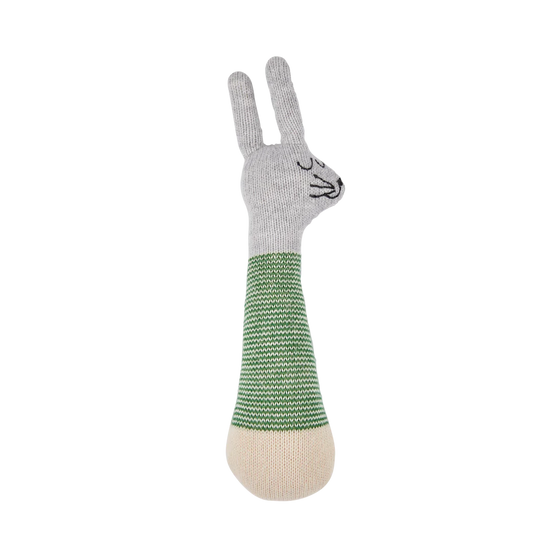 Rabbit Rattle: Green by Sophie Home