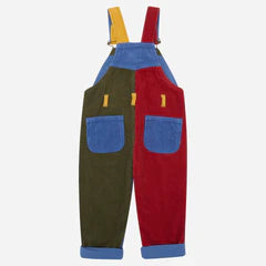 Dotty dungarees Patchwork Chunky Cord