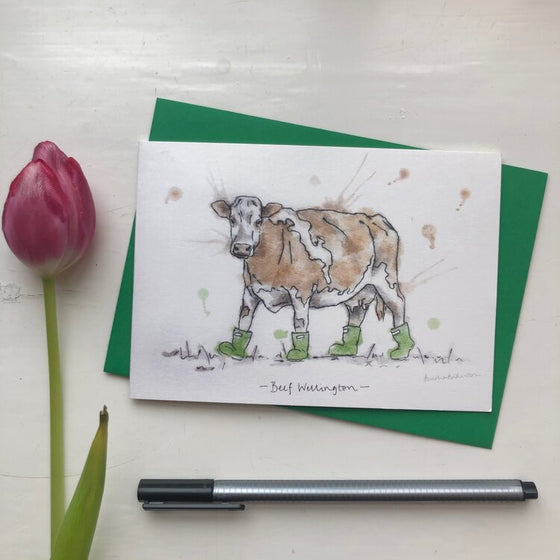 'Beef Wellington' Card by Amelia Anderson