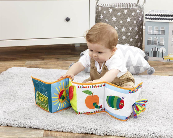 Tiny & Very Hungry Caterpillar Unfold & Discover Soft Book - The Blue Zebra