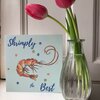 Shrimply the Best card by Amelia Anderson