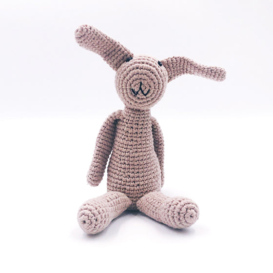 Pebble My first bunny rattle – taupe